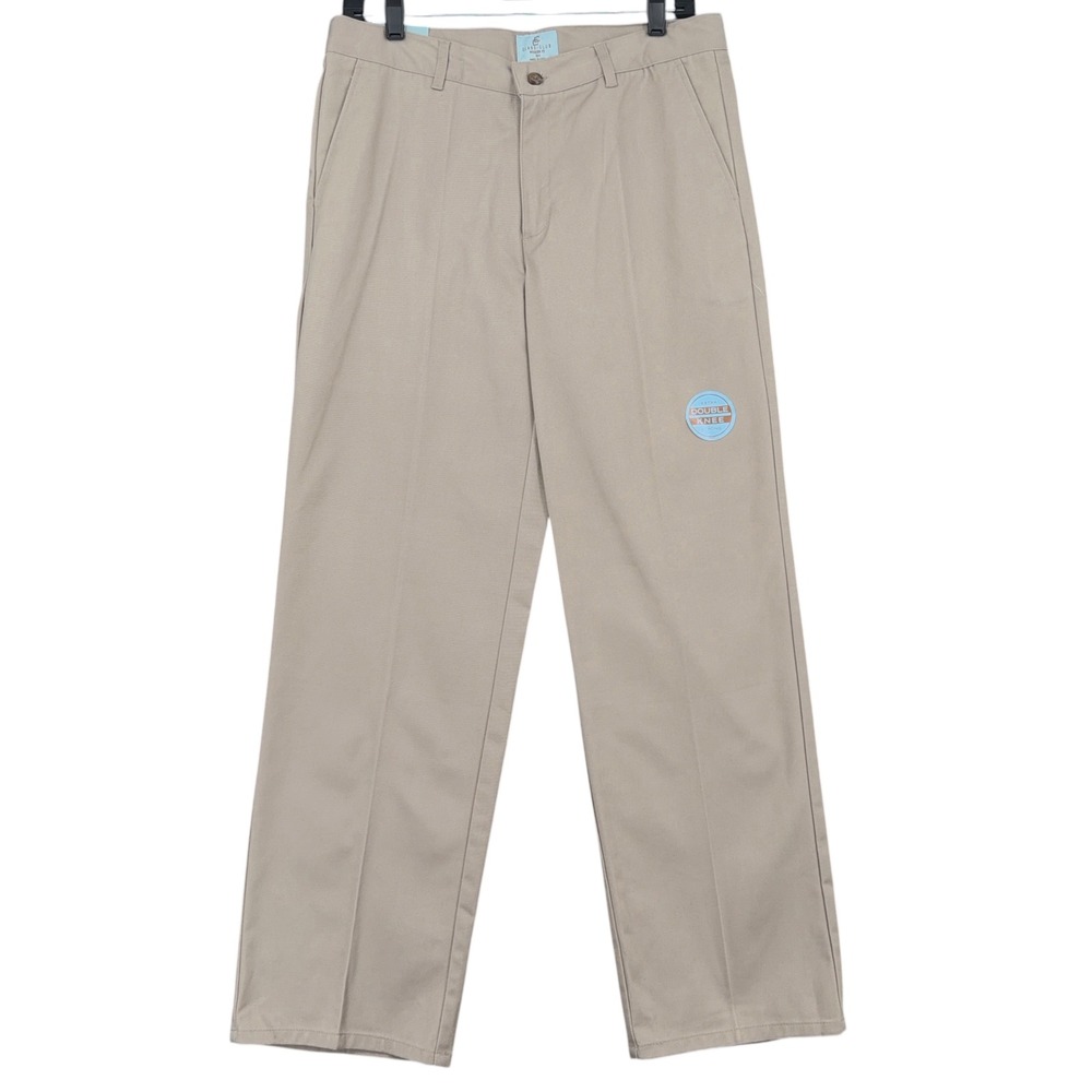 Class Club‎ Modern Fit Husky Boys 18H Cotton Blend Khaki Chino Pants